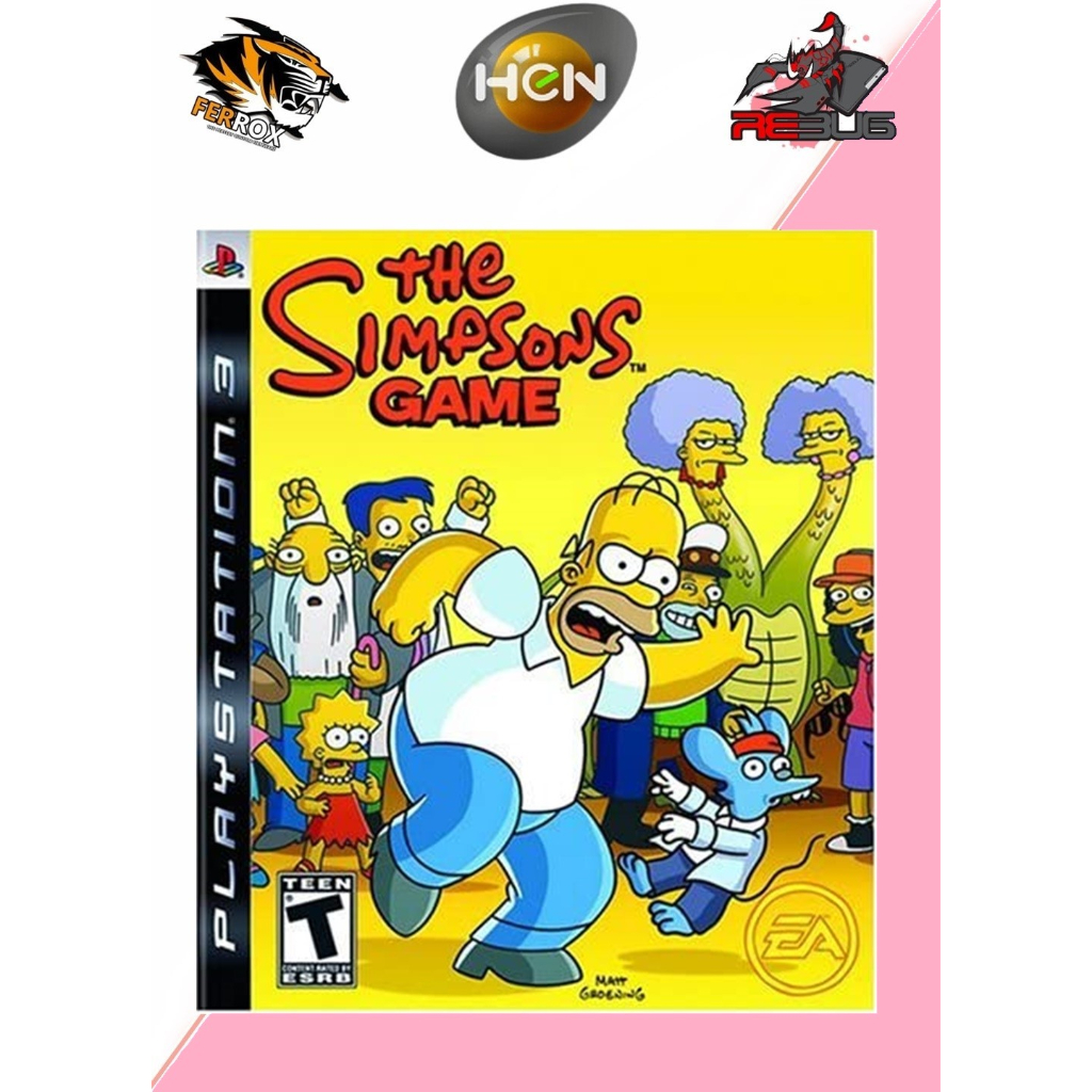 The Simpsons Game PS3 Mídia Física Original Pronta Entrega