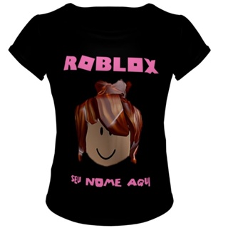 Camiseta Roblox meninas PERSONALIZADA