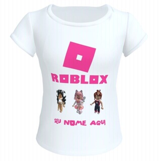 Camiseta blusa rosa roblox julia minegirl - Estampmax