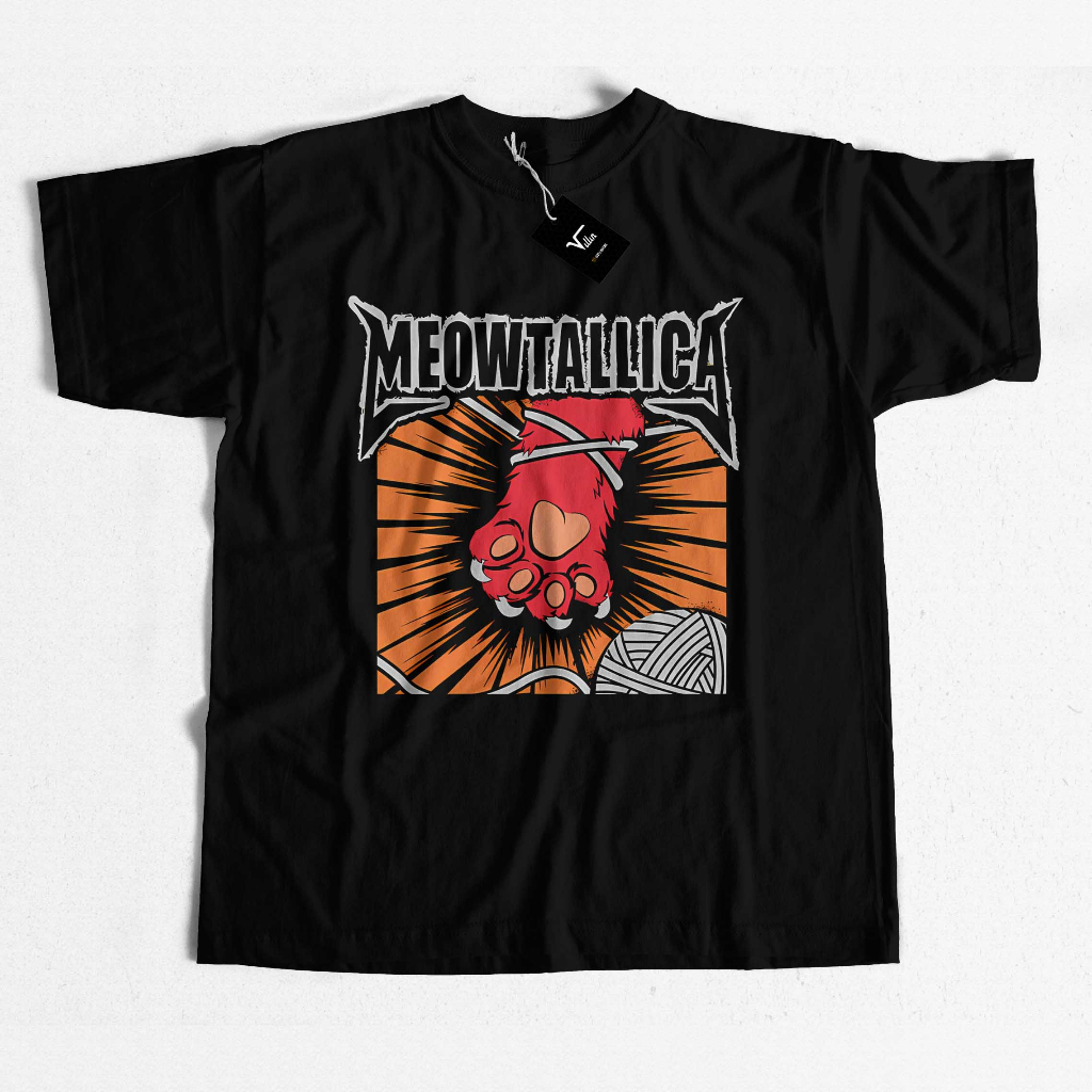 Camiseta Meowtallica St Anger Meme Gato Gatinhos