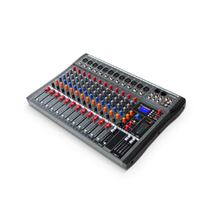 VEDO 12 Channel USB MP3 Player Record Audio Mixer Interface Portable Mixing Console Sound Card For Studio Karaoke PC Recording