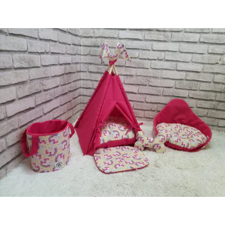 Cabana Pink Toca Cama Para Cachorros E Gatos Almofada Pet