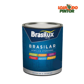 Tinta Parede Acrílica Fosca Antimofo 900ml Brasilux Standard