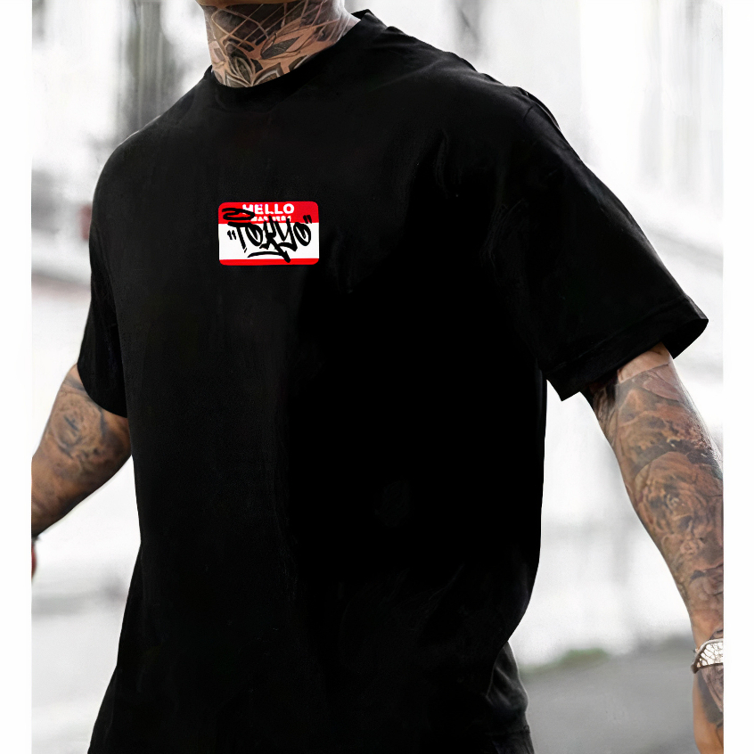 Camisa Camiseta Blusa Streetwear Penteada Fio 30.1 estampada TOKYO modelo Premium