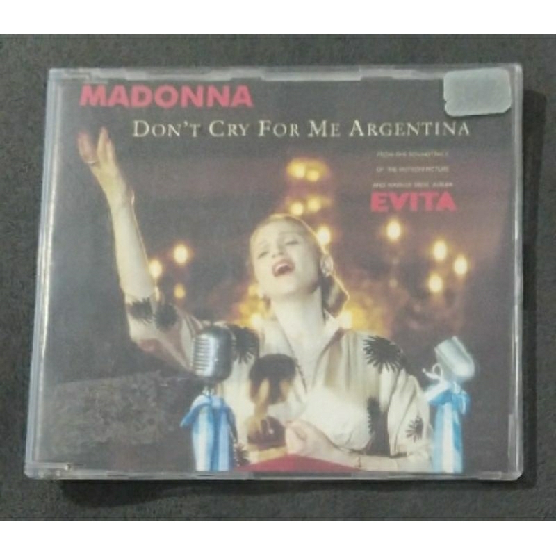 CD MADONNA DONT CRY FOR ME ARGENTINA | Shopee Brasil