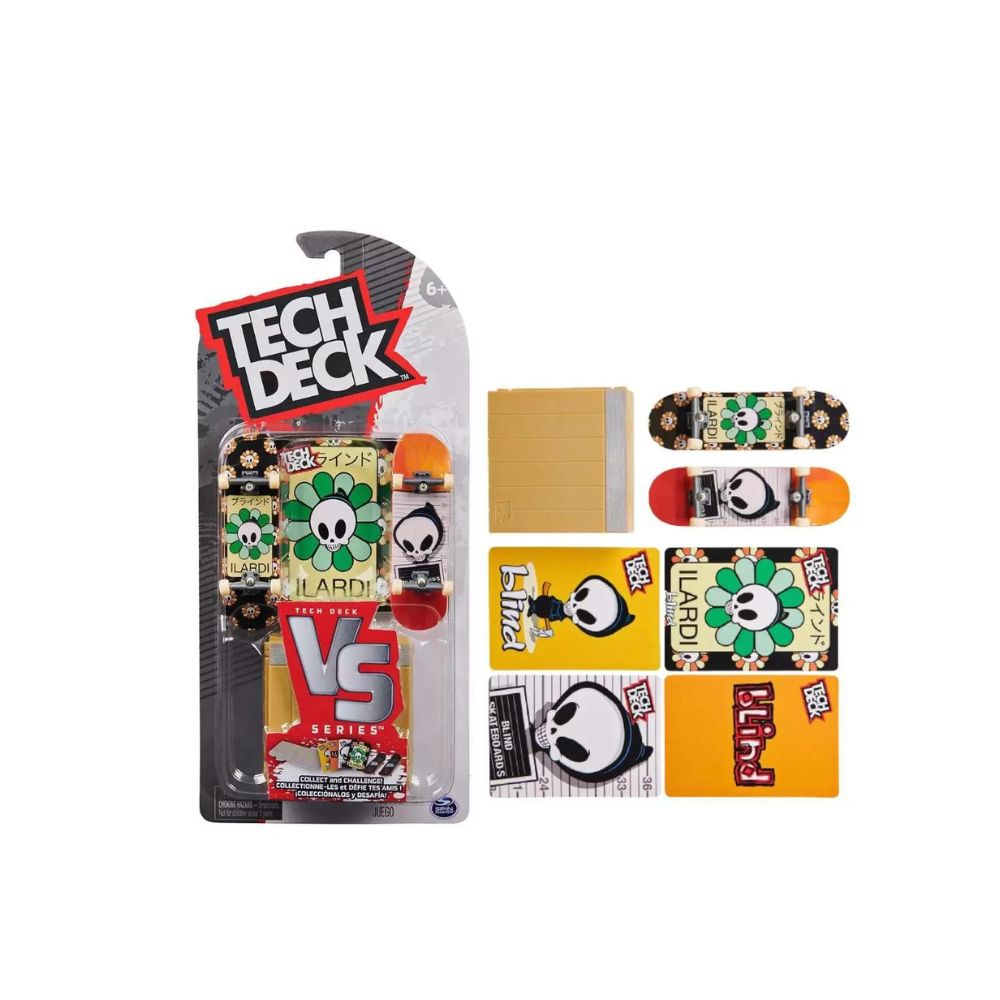 Kit Com 2 Skate De Dedo Tech Deck