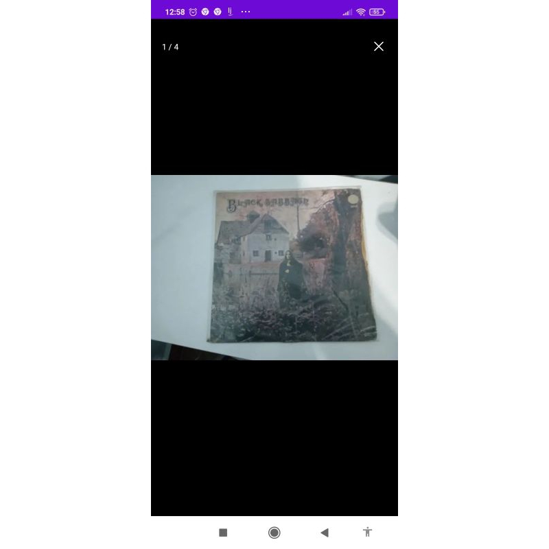 Black Sabbath primeiro LP de época Vertigo