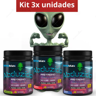 Pre Treino Abduzido Kit com 3 unidades