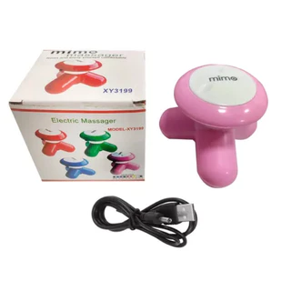 Mini Massageador Mimo Massager Portátil Usb Tomada Pilha