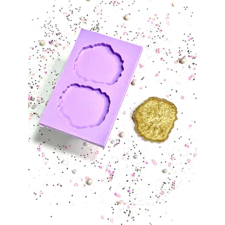 R56 Molde de silicone porta guardanapo geodo resina