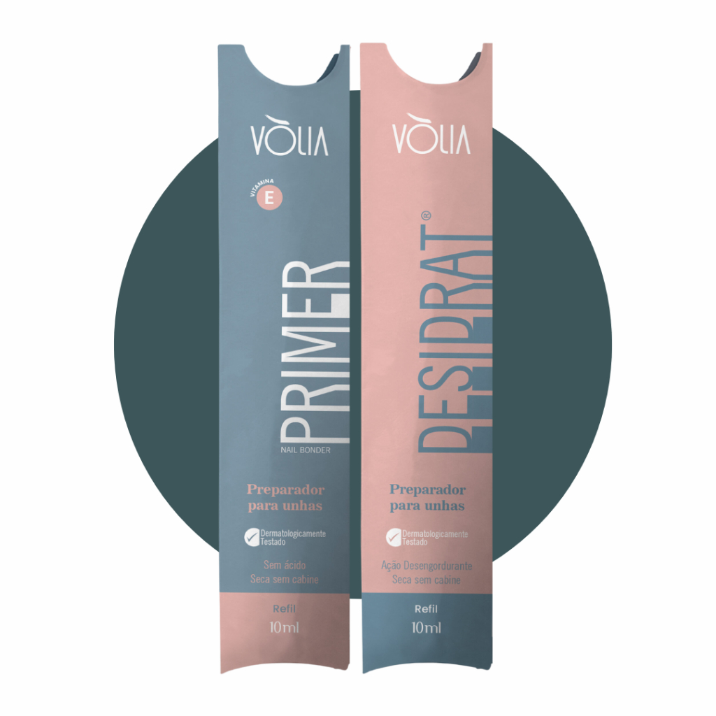 Kit Sache Volia preparadores Unha Nail designer