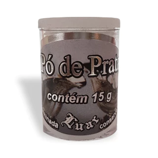 Pó de Prata - 15g - Magia e Ritual - Umbanda e Candomblé - 1 Unidade
