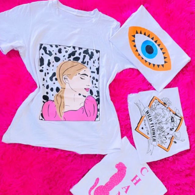 Tshirt Blusa Camiseta Feminina Super Promoção Na Malha Viscolycra