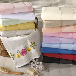 Kit 3 Toalhas Banho Grande Dohler Velour Artesanalle 0,70 X 1,40m - Ideal Para Pintar e Bordar Maquina