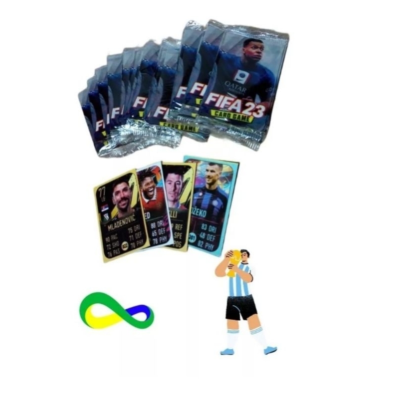 Kit 200 Cards Fifa 23 = 50 Pacotes Duelar Bafo Lançamento!