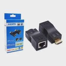 Extensor De Sinal Repetidor Hdmi Ate 30m Via Cabo Rede Rj45