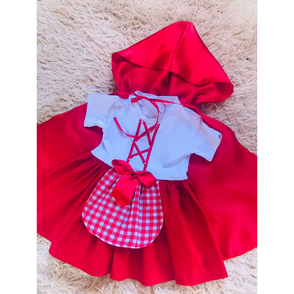 Roupinha Chapeuzinho Vermelho | Shopee Brasil