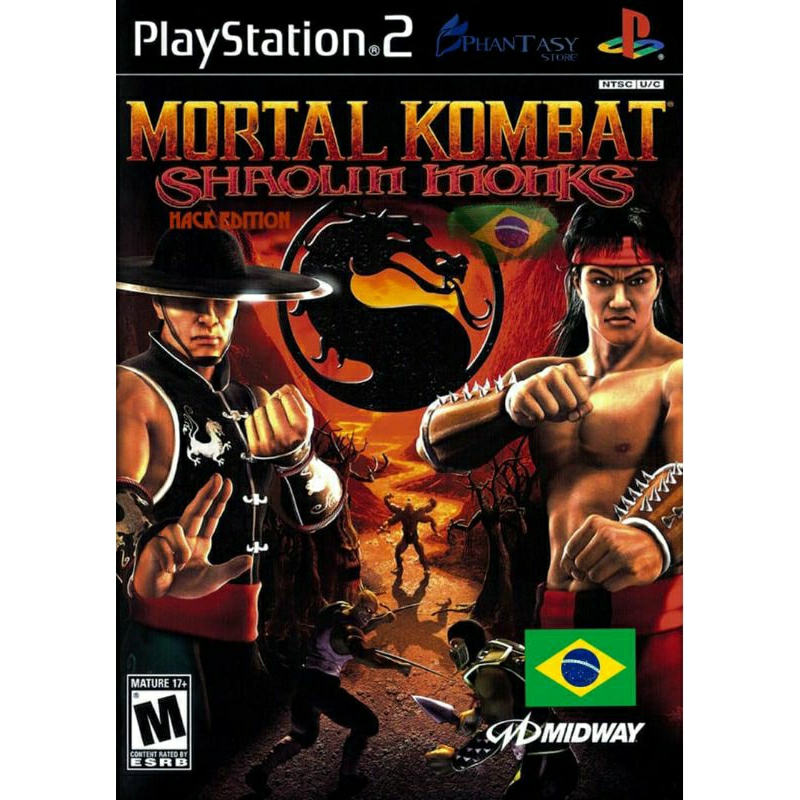 MK Shaolin Monks PT-BR Hack Edition DVD ISO PS2 em 2023