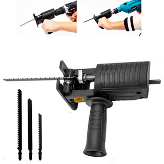 Kit Adaptador Serra Elétrica Tico Tico Para Furadeira E Parafusadeira Ferramenta De Corte Madeira Adaptador Furaserra