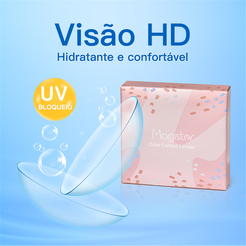 Lentes De Contato Naturais Importadas Com Grau Lente Incolor | Shopee ...