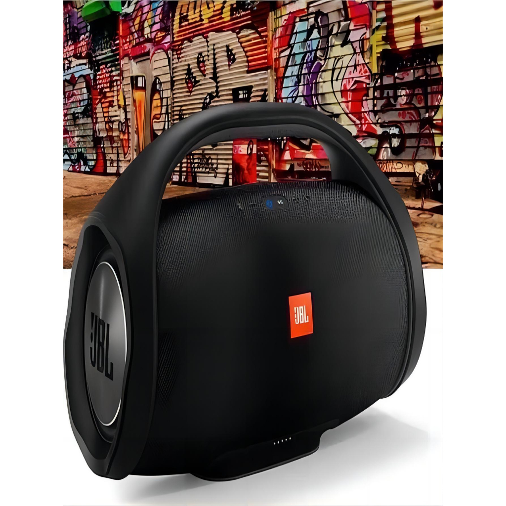 Novo Caixa De Som Bluetooth Potente Boombox Grande 35 Cm Grande ...