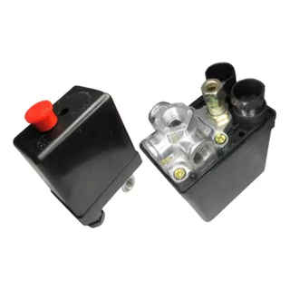 Pressostato Automático De Botão 100/140 Psi 4 Vias Odin
