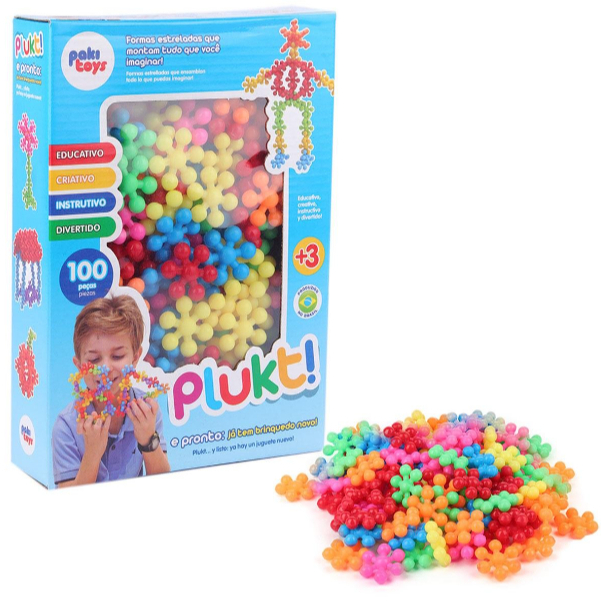 Brinquedo De Montar Pecinhas Educativo Plokt 200 Peças Color - Brinquedos  Infantil Criativo PakiToys em Promoção na Americanas