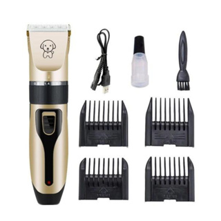 Kit maquina de tosa, maquina de tosar pelos cachorro gato pet profissional