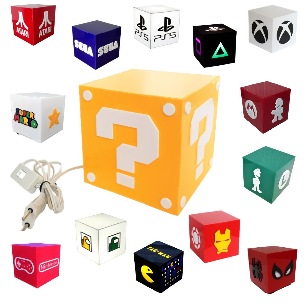 Luminarias de Mesa Abajur - Geek Luminárias Diversos Modelos