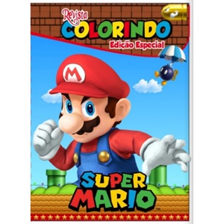 Kit 50 Desenhos Para Colorir super Mario Bros Envio Imediato