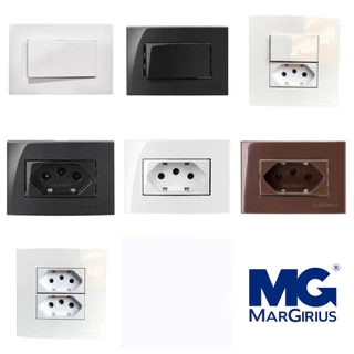 Tomada Interruptor para Embutir em Móveis Margirius
