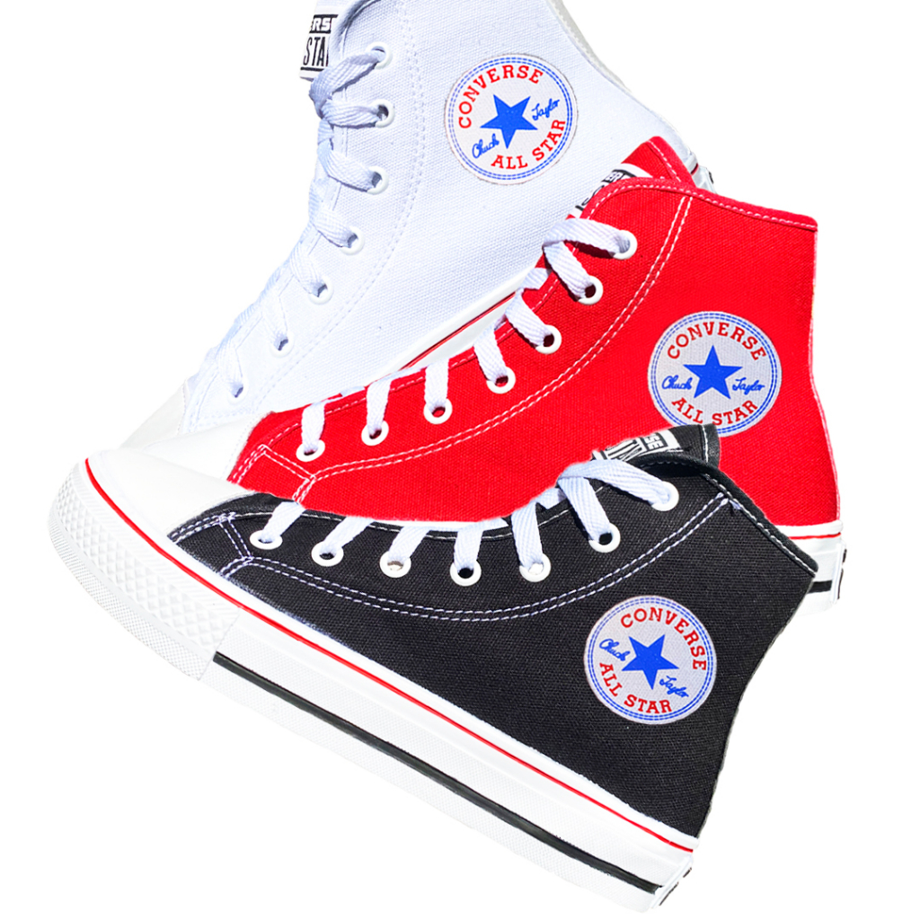 Tênis All Star Converse CT45003 Feminino Preto Vermelho