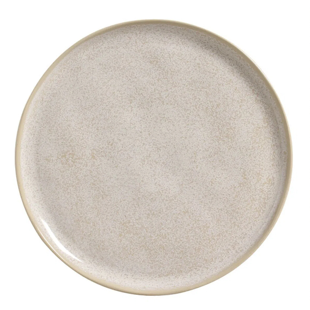 Prato Raso Bio Latte 27,5cm Stoneware Cerâmica-Porto Brasil