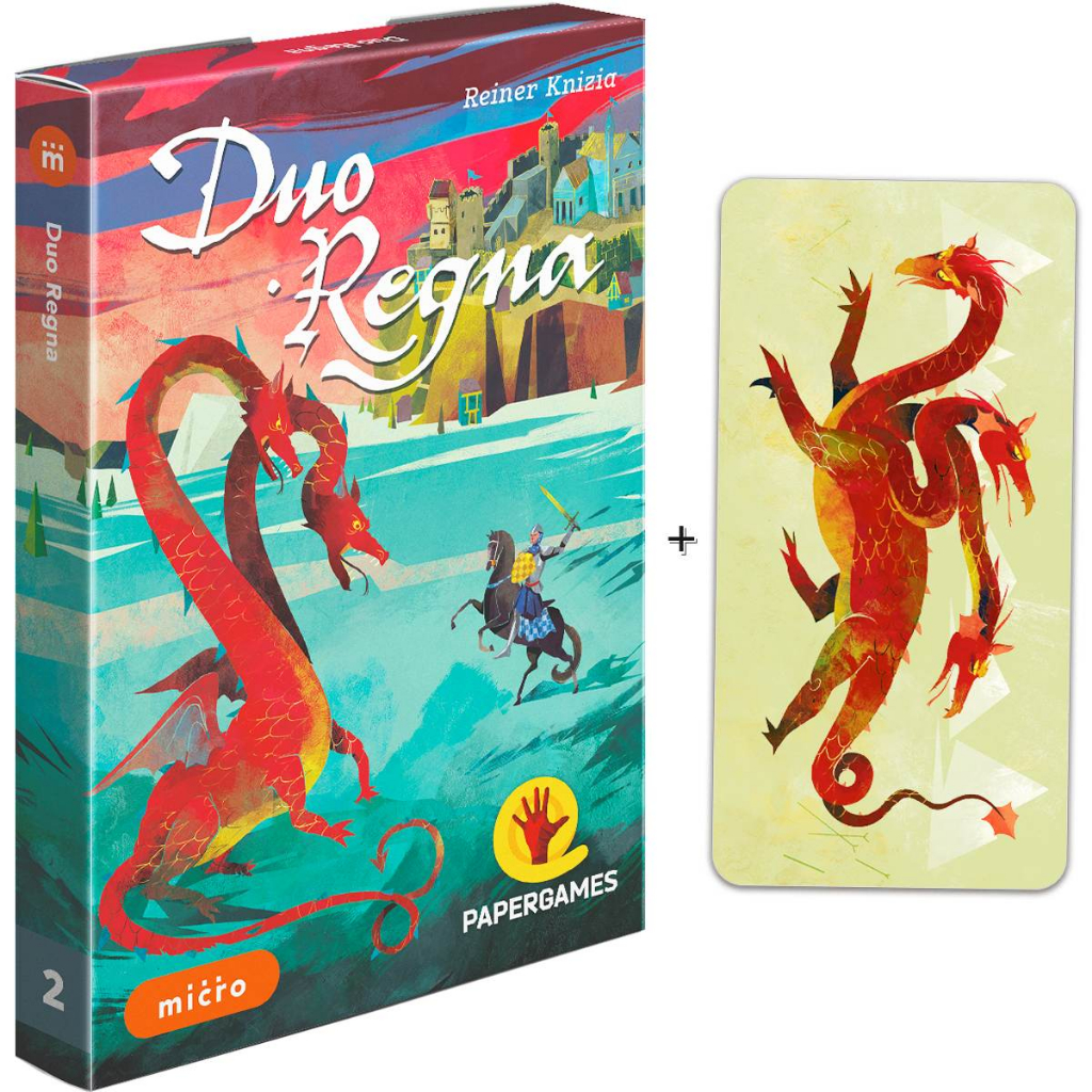Duo Regna Jogo De Cartas Português Micro Papergames | Shopee Brasil