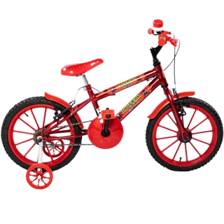 Bicicleta Infantil Masculina Aro 16 Gy Bikes Cores C/Rodinhas