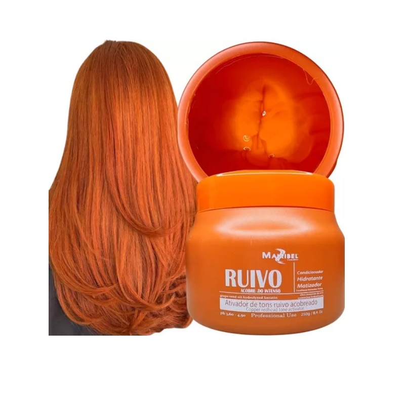 Matizador Ruivo Acobreado Intenso (cobre) 250g Mairibel | Shopee Brasil