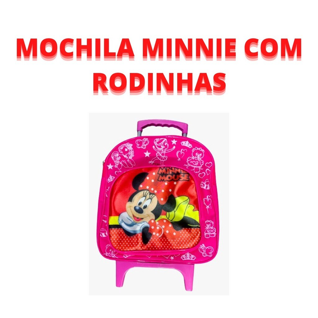 Mochila com Rodinhas 360 Graus Prata Barbie Luxcel - minipreco