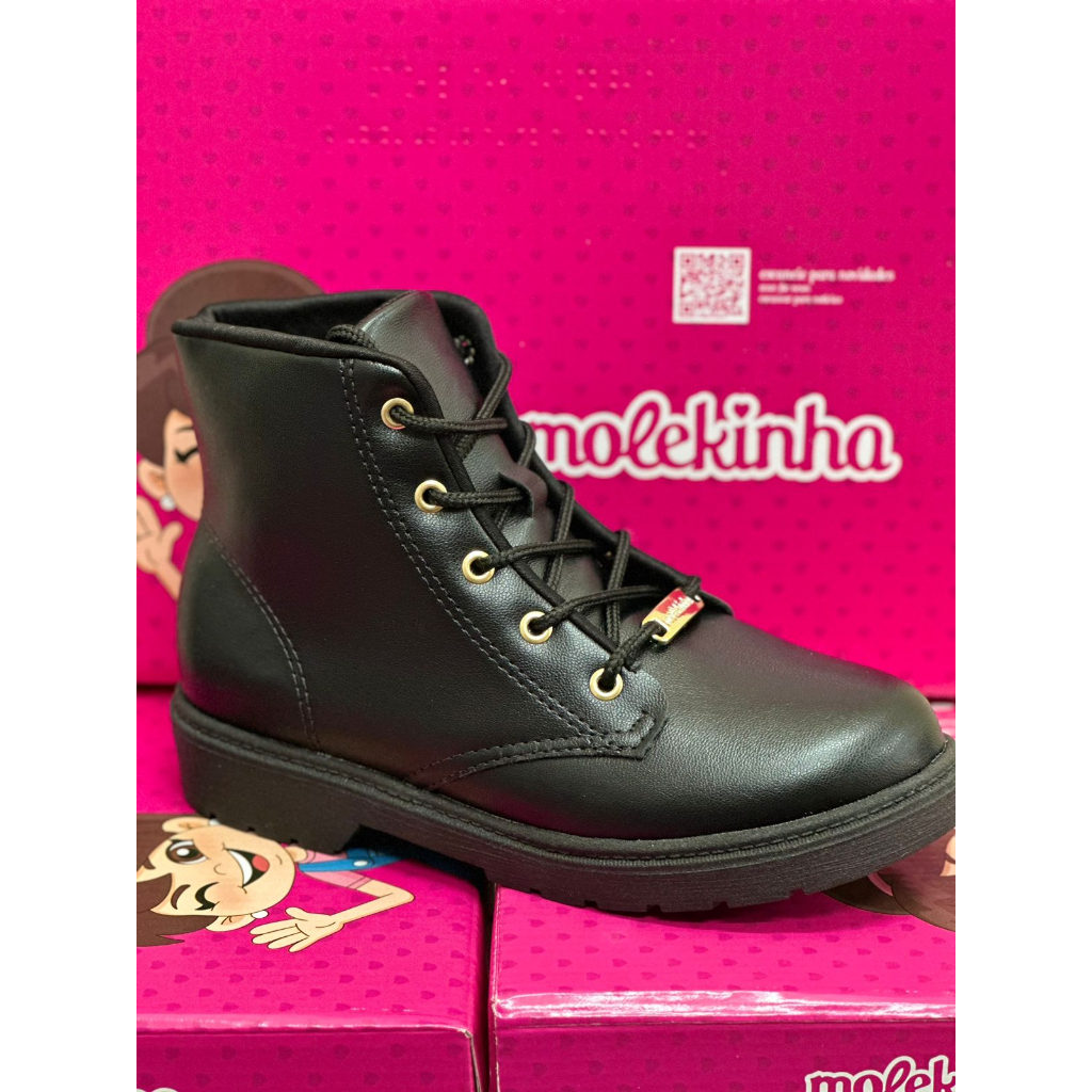 Bota molekinha best sale coturno glitter infantil