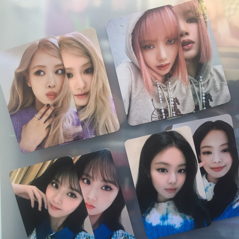Blackpink weverse photocard Fanmade kpop Rosé Lisa Jennie Jisoo