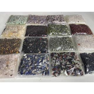 Cascalhos de pedras naturais para artesanato, aquário, jardim, pacotes de 100g em Oferta na Shopee