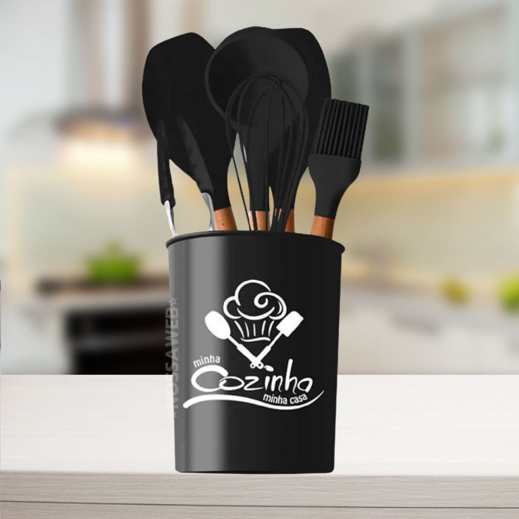 ABOOFAN Garfo De Silicone Para Servir Comida 2 Peças Garfo Grande De  Silicone Colher De Servidor Utensílios Domésticos Kit Turnicate Utensílios  De