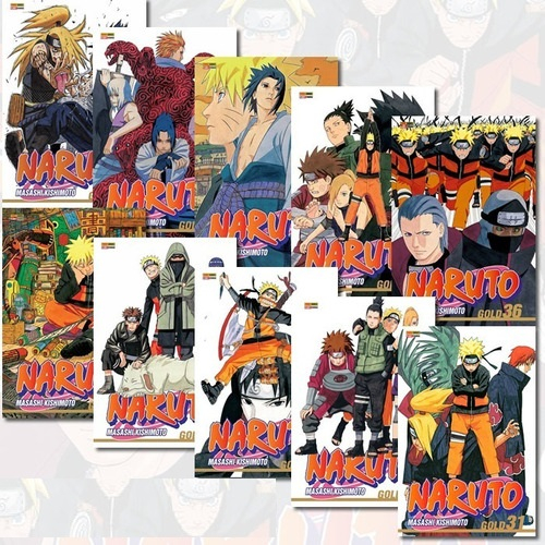 Manga Naruto Gold - Coleção Vol. 1 Ao 25 Completo Portugues