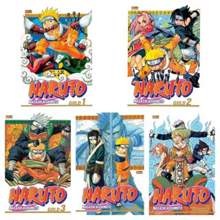 Mangá Naruto Gold | Clássico e Shippuden | Vários Vols(1 ao 67) - Avulsos
