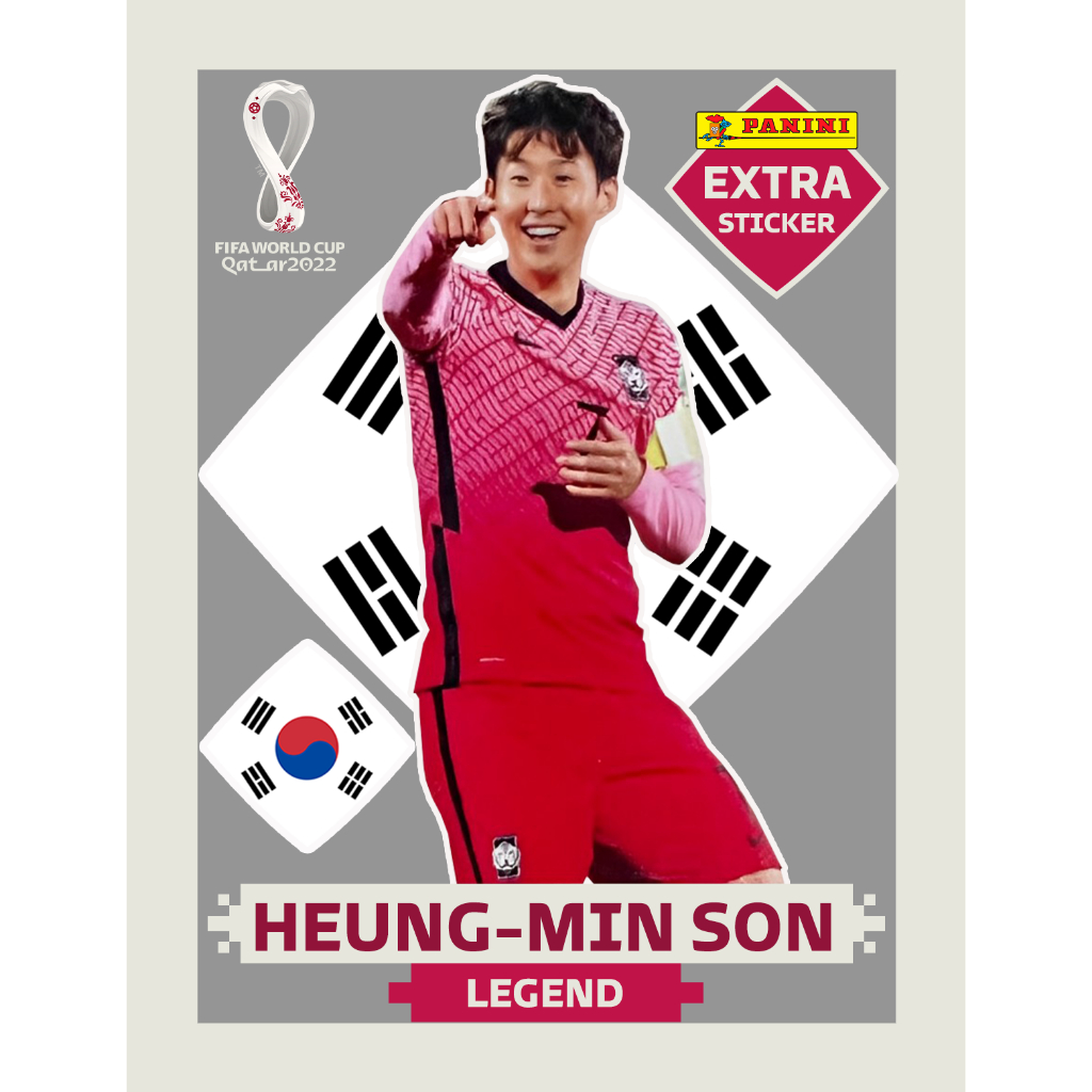 Figurinha Legend Prata Heung-min Son Copa Do Mundo 2022 - Escorrega o Preço