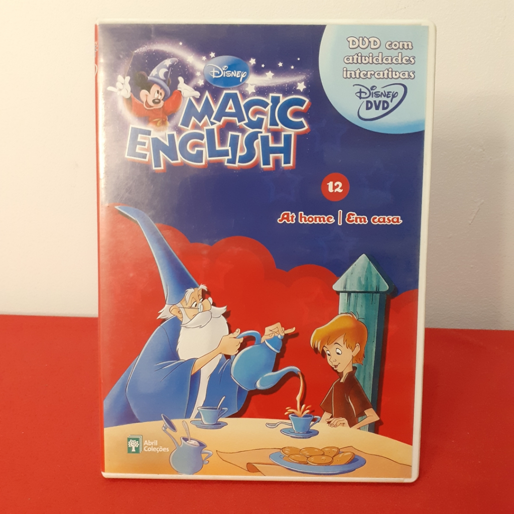 DVD - Disney Magic English - Dvd Com Atividades Interativas
