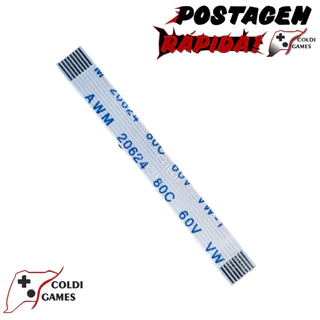 Cabo Flat 8 Vias 38mm para Botão Power Ps2 Serie 70x 75x 77x