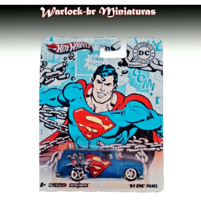 Hot Wheels 2011 Premium Nostalgia - Rara - DC Comics Superman