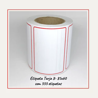 Etiqueta Para Preço Tarja 08 85x60 330 Etiquetas