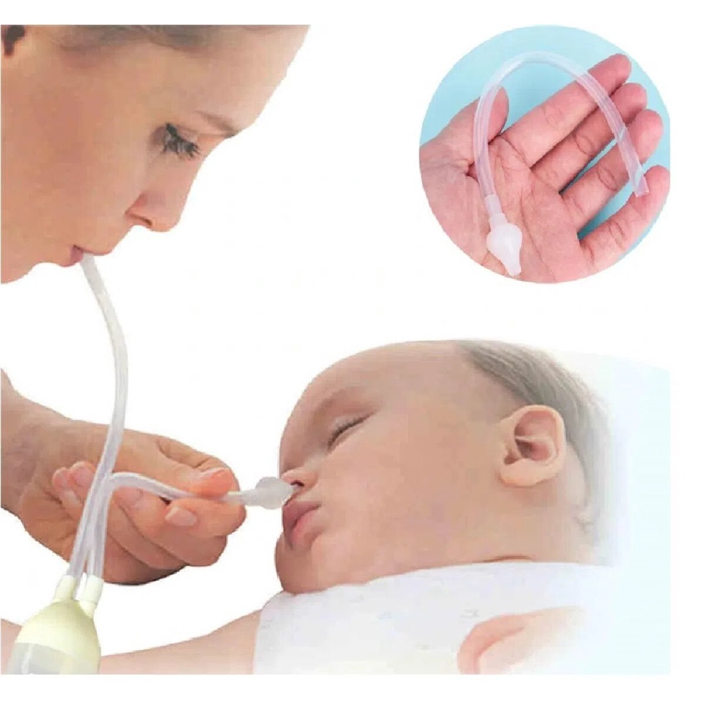 Aspirador Nasal Bebe Sugador Catarro Higiene Nariz Sinusite Rinite ...