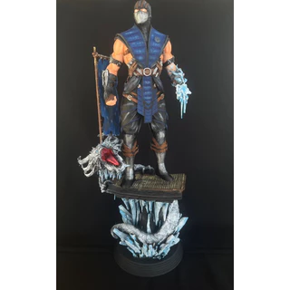 Boneco colecionável figure do SubZero Mortal Kombat em impressão 3D